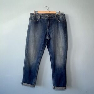 Talbots Signature Fit Ankle Jeans 16W Denim Deep Indigo New With Tags Plus Size